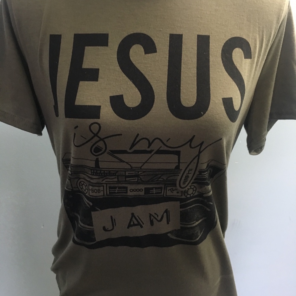 Jesus is my Jam T-shirt - size LARGE (fits small)
